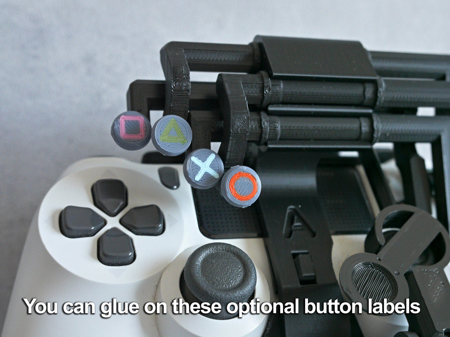 One-handed DualShock 4 Attachment